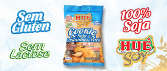 cookie soja.jpg - Ingredientes : farinha de soja, castanha do pará, polidextrose, gordura vegetal, sal, umectante maltitol, fermento químico bicarbonato de amônio e bicarbonato de sódio, emulsificante mono e diglicerídeos de ácido tártaro diacetilado e lecina de soja, edulcorante sucralose. 